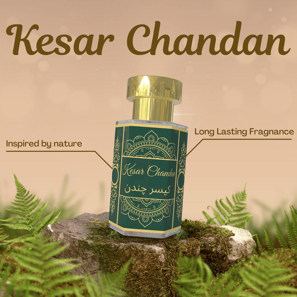 Kesar Chandan – Premium Unisex Perfume Oil – Long Lasting – Non-Alcoholic – Rich Oriental Fragrance