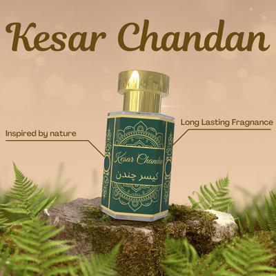 Kesar Chandan Attar Perfume Oil 5ml | Alcohol-Free Attar | Long-Lasting