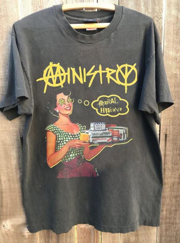 Ministry Band Hygiene Betty Band Logo Charcoal Unisex Shirt S-5XL WA1610 L