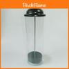 Plastic Multipurpose Storage Tube With Lid For Kitchen And Desk Organization