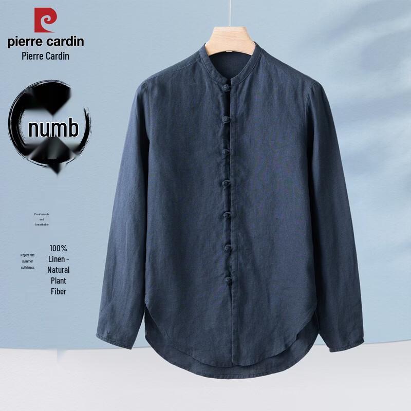 Pierre Cardin Men s 100% Linen Short Sleeve Shirt M