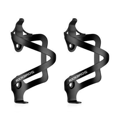 ROCKBROS Bottle Cage for Bicycles and Road Aluminum Alloy Bottle Includes Assembly Available In Five Colors of 2 Bikes, Holder, Ultra-Lightweight,
