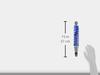 YSS Rear Suspension, Chrome/Blue, 5-Stage Spring Preload, for Address V125/G/S, V125-315mm