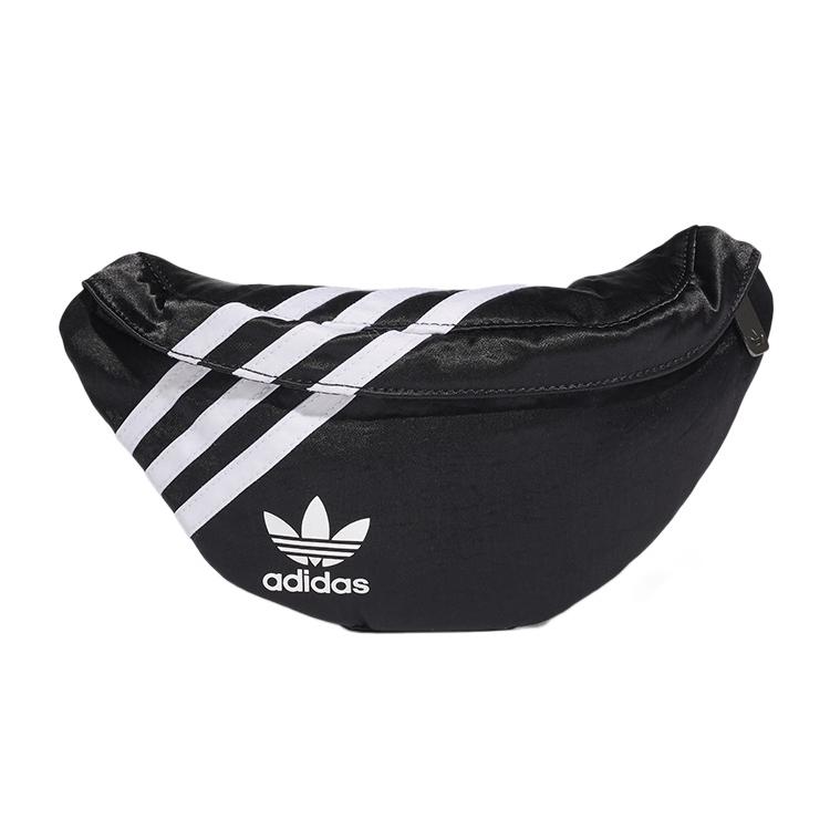 

New Adidas Originals Nylon Sling Bag, Fanny Pack Regular Unisex Black GD1649 25.9*6.1*13.0CM