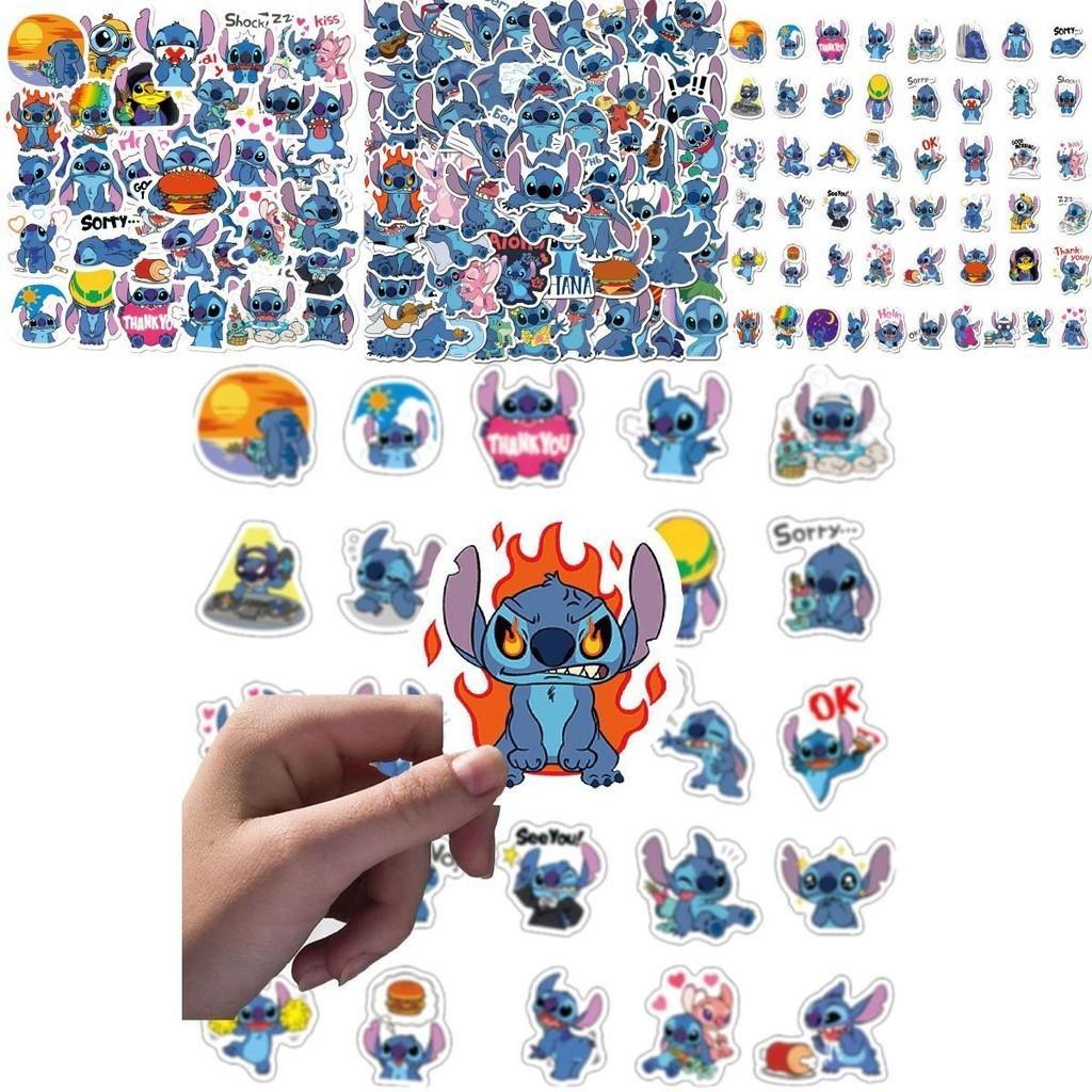 Colorful 50pcs Lilo Stitch Stickers Ideal For Decorating Laptop And Skateboard