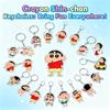 Crayon Shin-chan Acrylic Double Sided Key Ring Shinnosuke Nohara Misae Nohara Animation Design Pendant Animation Peripherals Adorable Animation Design