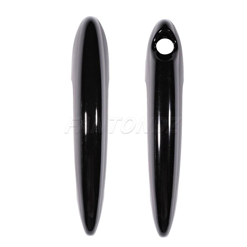 Dla BMW Mini R60 Countryman 4 szt. Osłony Klamek Zewnętrznych Drzwi Listwy Ochronne Błyszczące Czarne 51219800937 51219800938 Akcesoria