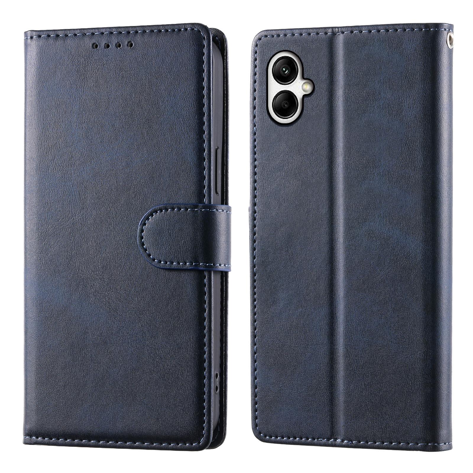 

Wallet Case For Samsung Galaxy A07 4G/A06 5G/A06 4G Stand Calf Texture PU Leather Flip Phone Cover with Wrist Strap