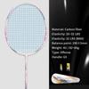 21-30 LBS racchetta da badminton fibra di carbonio uomo donna adulto alta elasticità durevole principale Racket d'attacco difesa Livello Competizione