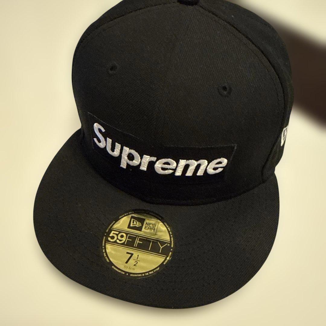 Used Supreme New Era 59FIFTY Cap Black