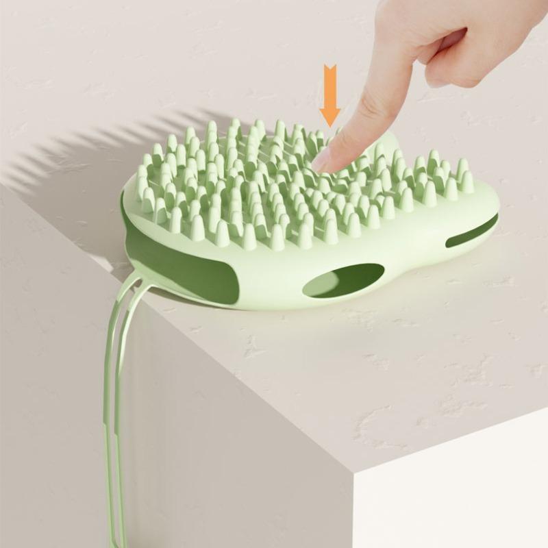 Pet Bathing Brush Silicone Massager Gloves Dog Soft Bathroom Washing Gloves Hair Deshedding Brush Pet Cleaning Grooming Supplies