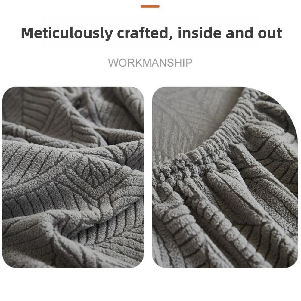 Elastic Stretch Dining Chair Cover Long Jacquard Chair Cushion Cover Waterproof Seat Covers Chair Protectors