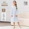 Yingshi Girls' 100% Cotton Sweet Long Sleeve Home Clothes Sleeping Skirt
