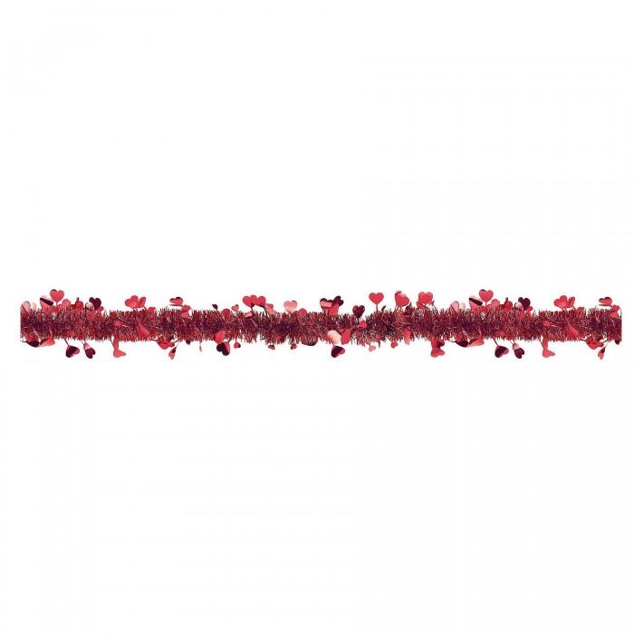 Amscan Tinsel Heart Valentine Garland