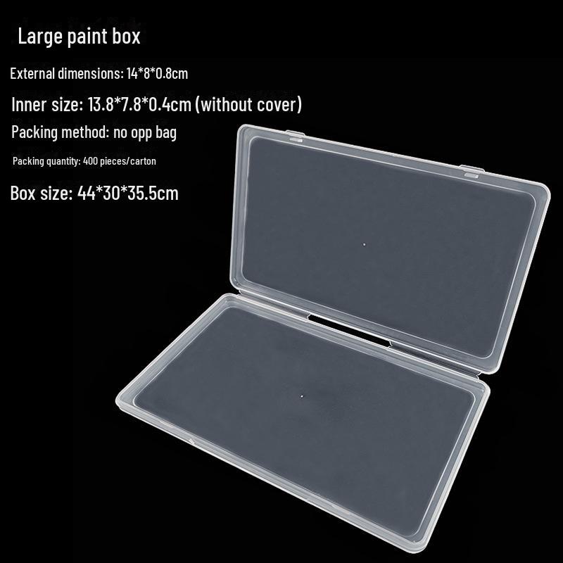 Caja de exhibición y almacenamiento de hardware de plástico transparente