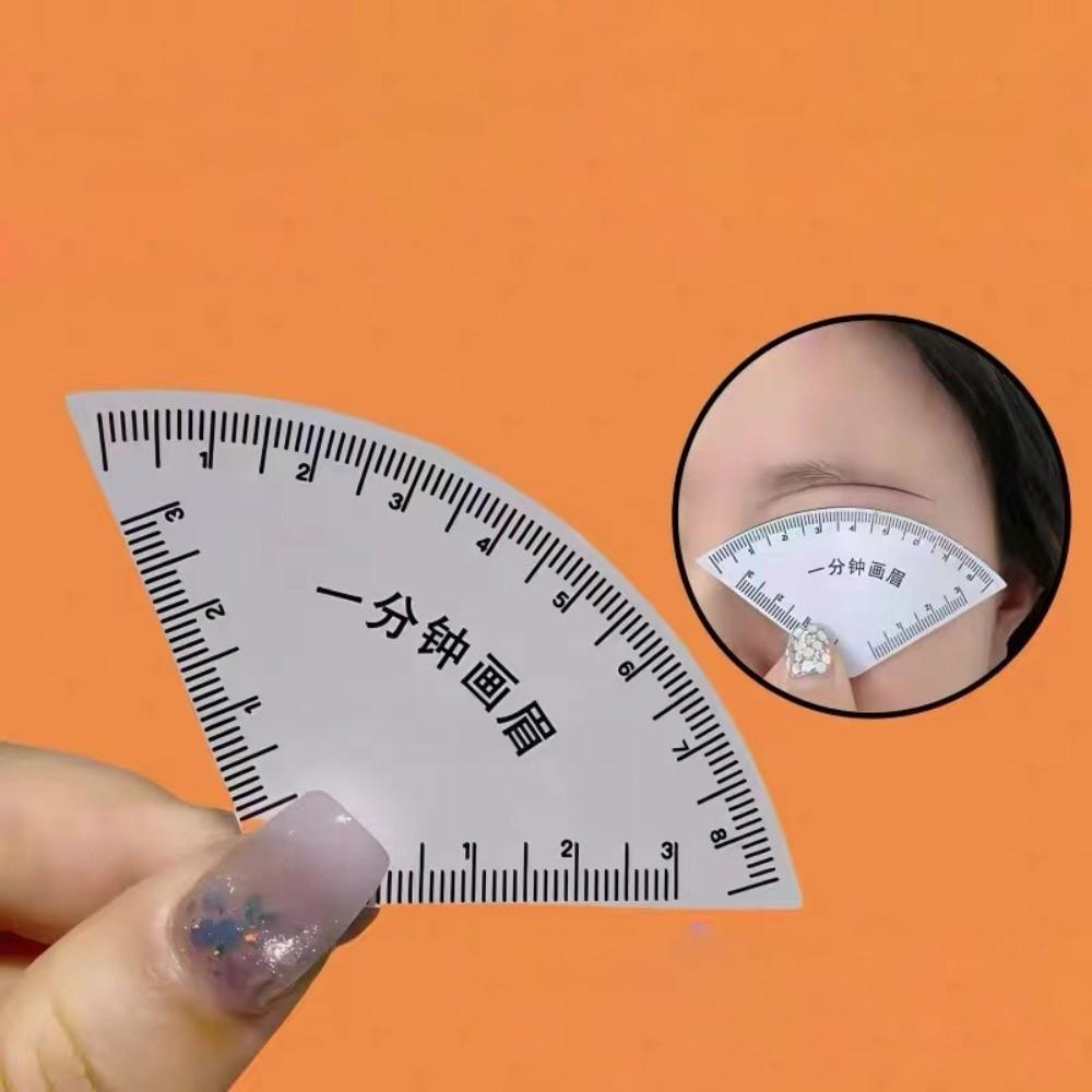 New Fast Drawing Eyebrow Drawing Eyebrow Desgin Ruler Reusable Shaping Makeup Drawing Guide Ruler Mapping Tool Gift