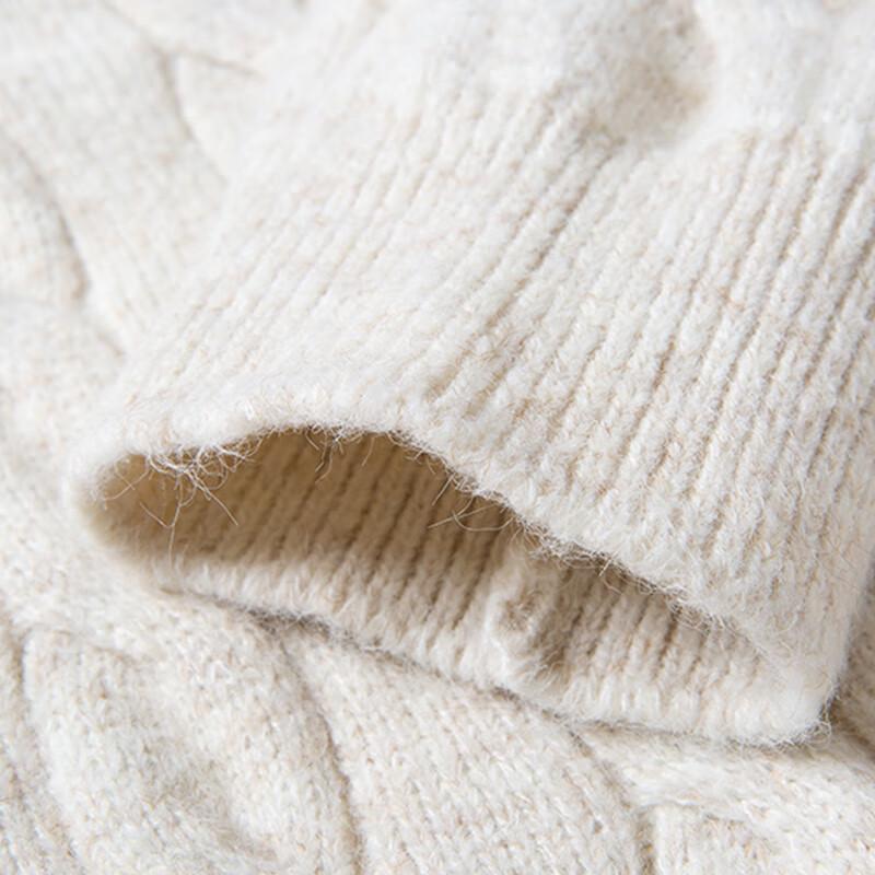 SNOOPY Men's Round Neck Pullover Knit Sweater