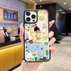 Xiaohongshu Hot-selling Sweet Happy Girl Apple 17 Mobile Phone Case Iphone11 Skin Glass Case 15promax