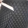 Diamond Pattern Quilted Leather Car Seat Cover & Mat