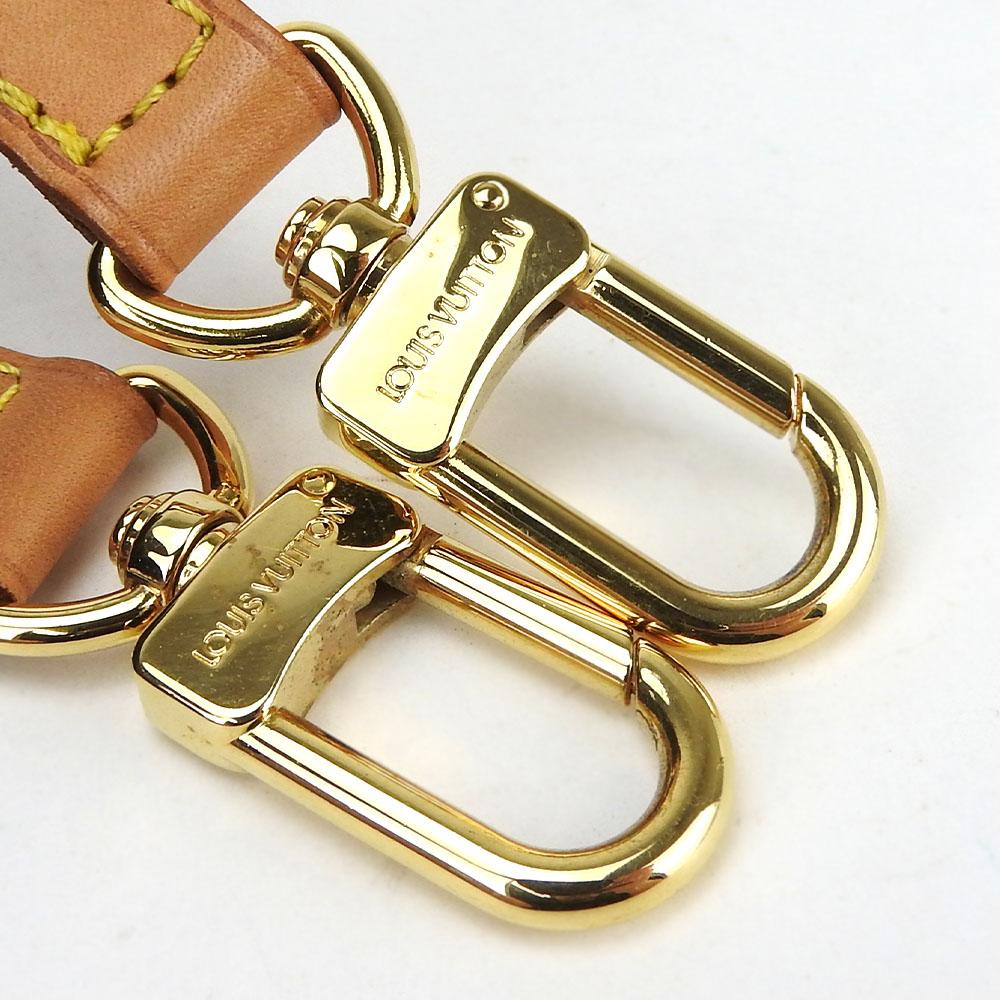 Used LOUIS VUITTON Shoulder strap Nume leather beige beige Adjustable