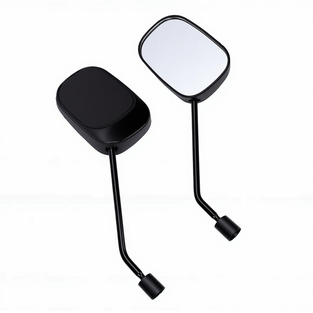 Handlebar Bike Mirrors HD Wide Vision Adjustable Angle Universal Bicycle Rear View Mirror for Motorcycle Bikes 8mm