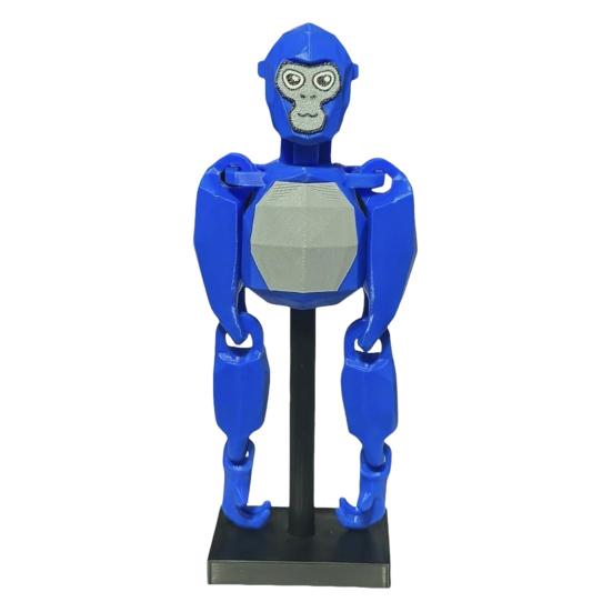 

6-Inch Gorilla Toy with Stand 3D Printed Movable Joints Geometric Orangutan Desk Toy Decoration Ornament Gamers Collectors Gift 1 Set