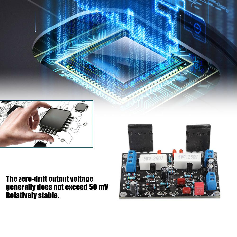 Carte Amplificateur de Puissance 2SC5200+2SA1943 100W Ampli Haut-Parleur Carte de Protection de Circuit