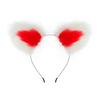 Plush Cat Ear Headband Durable Metal Hairband Versatile Design Hair Hoop Cosplay Props Hair Accessory