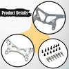 Front & Rear Shock ,RC Car Upgrade Kit, Sturdy ,Replace Parts, Lightweight Mounts Metal for