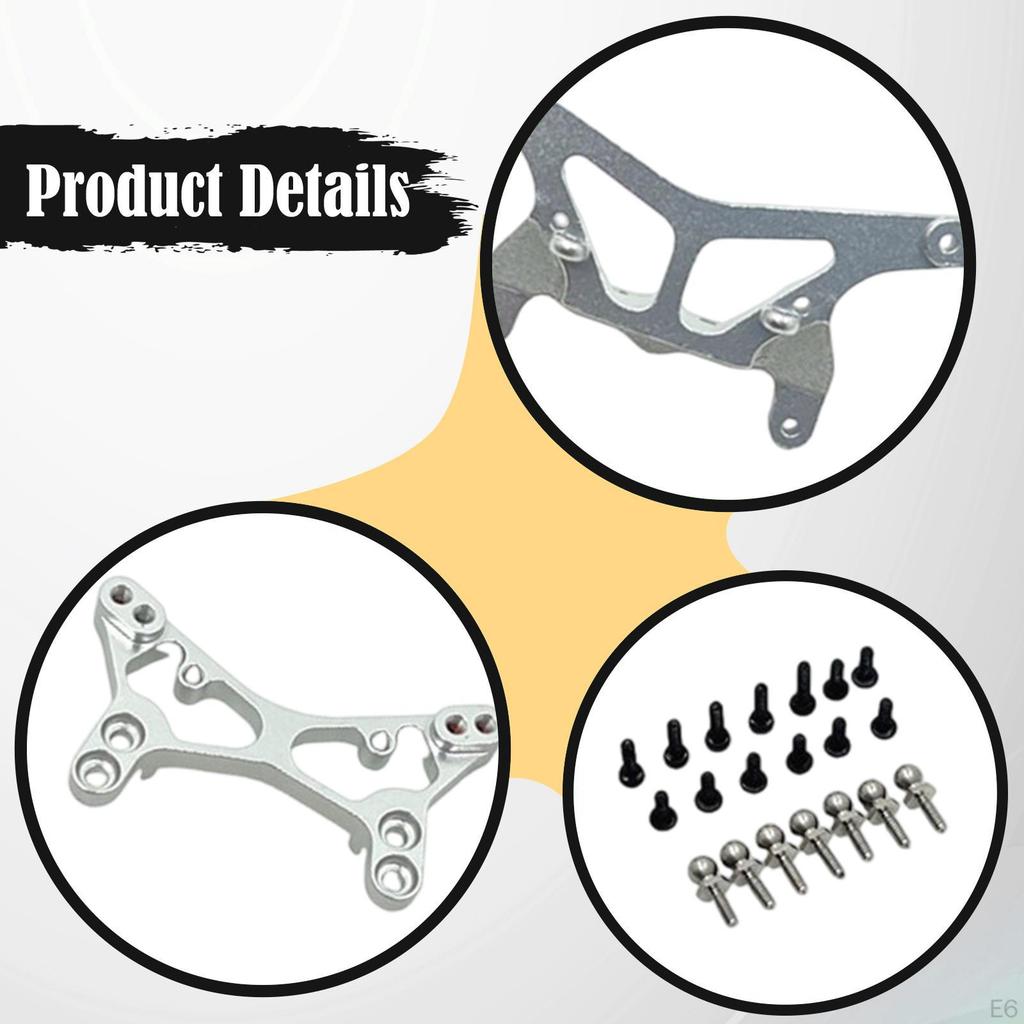 Front & Rear Shock ,RC Car Upgrade Kit, Sturdy ,Replace Parts, Lightweight Mounts Metal for