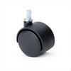 Caster Wheel, Universal Garbage Bin Accessory, Easy Installation Plain 0.73cm 2pcs