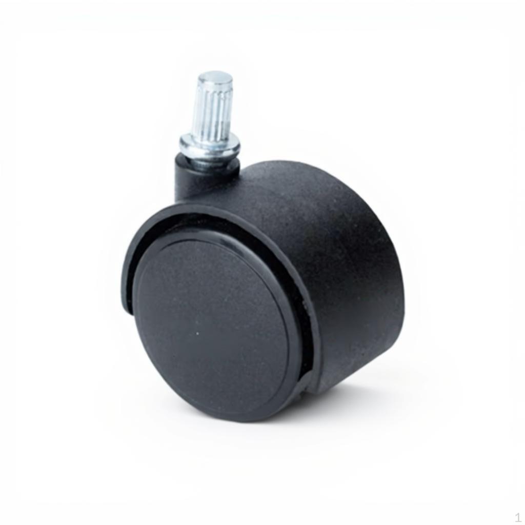Caster Wheel, Universal Garbage Bin Accessory, Easy Installation Plain 0.73cm 2pcs