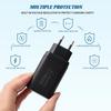 150W USB Type C Super Fast Charging Phone Charger QC3.0+PD EU Charger Charger Adapter for Iphone 17 16 15 Samsung Huawei Xiaomi