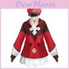 Authentisches Genshin Impact Klee Cosplay Komplettset Kostüm mit detailliertem Party-Outfit