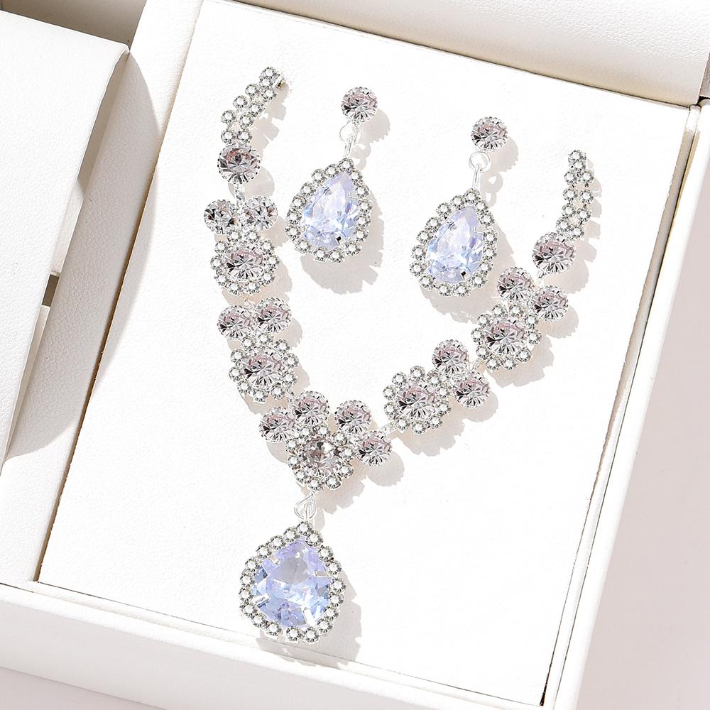 

Набор из 3 предметов: женские минималистичные и высококлассные серьги, ожерелье, подходящие для вечеринок, юбилеев, модные персонализированные наборы