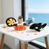 Cute Ocean Animal Plush Toy Kawaii Lanternfish Sea Urchin Crab Orca Pillow Soft Stuffed Doll Healing Decor Kids Gift