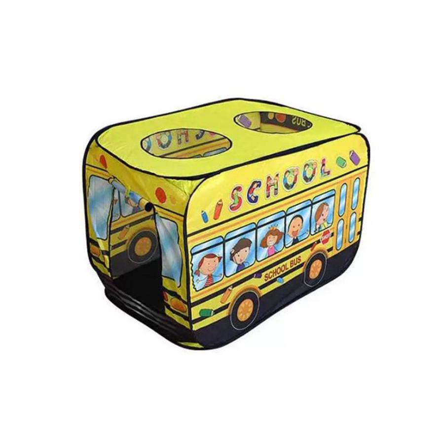 

Ice Cream Car Foldable Play Tent With Ocean Ball Pool For Kids Indoor Fun School Bus