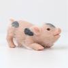 Mini Pig Figure Toy Cute Simulation Soft Silicone Animal Toy Kids Room Decors Reborns Pig Parenting Gift