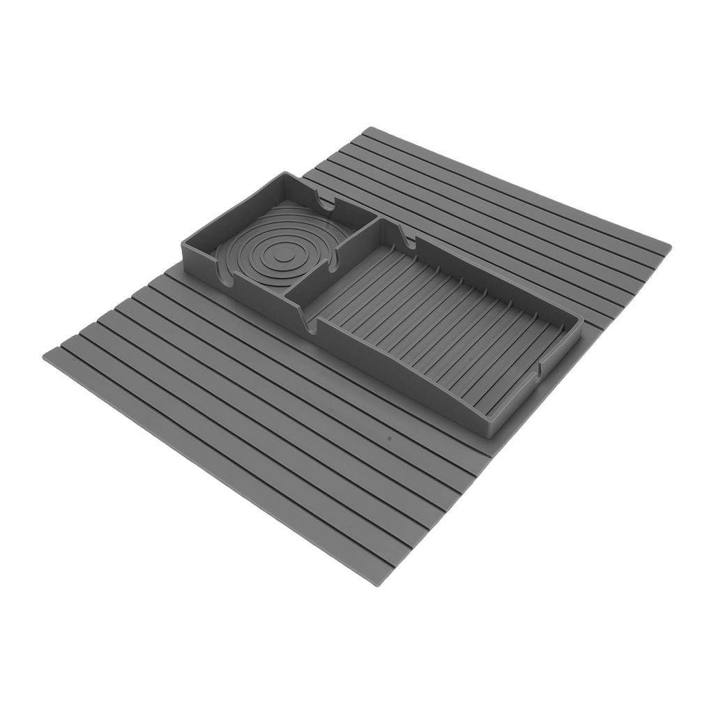 Sofa Armrest Tray Anti Slip Soft Silicone Couch Cup Holder for Coffee Remote Control Phone Snacks