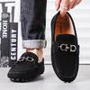 Men's Slip On Leather Shoes Lightweight Casual Shoes Moccasins Classic Male Comfortable Driving Shoe Men's Loafers
