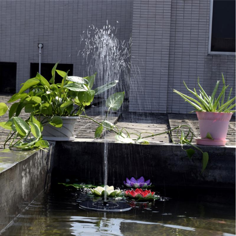 Mini Solar Floating Water Fountain for Garden Pool Pond Decoration