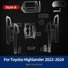 For Toyota Highlander 2024   Interior Film Transparent TPU Gear Panel Center Console Protection Sticker