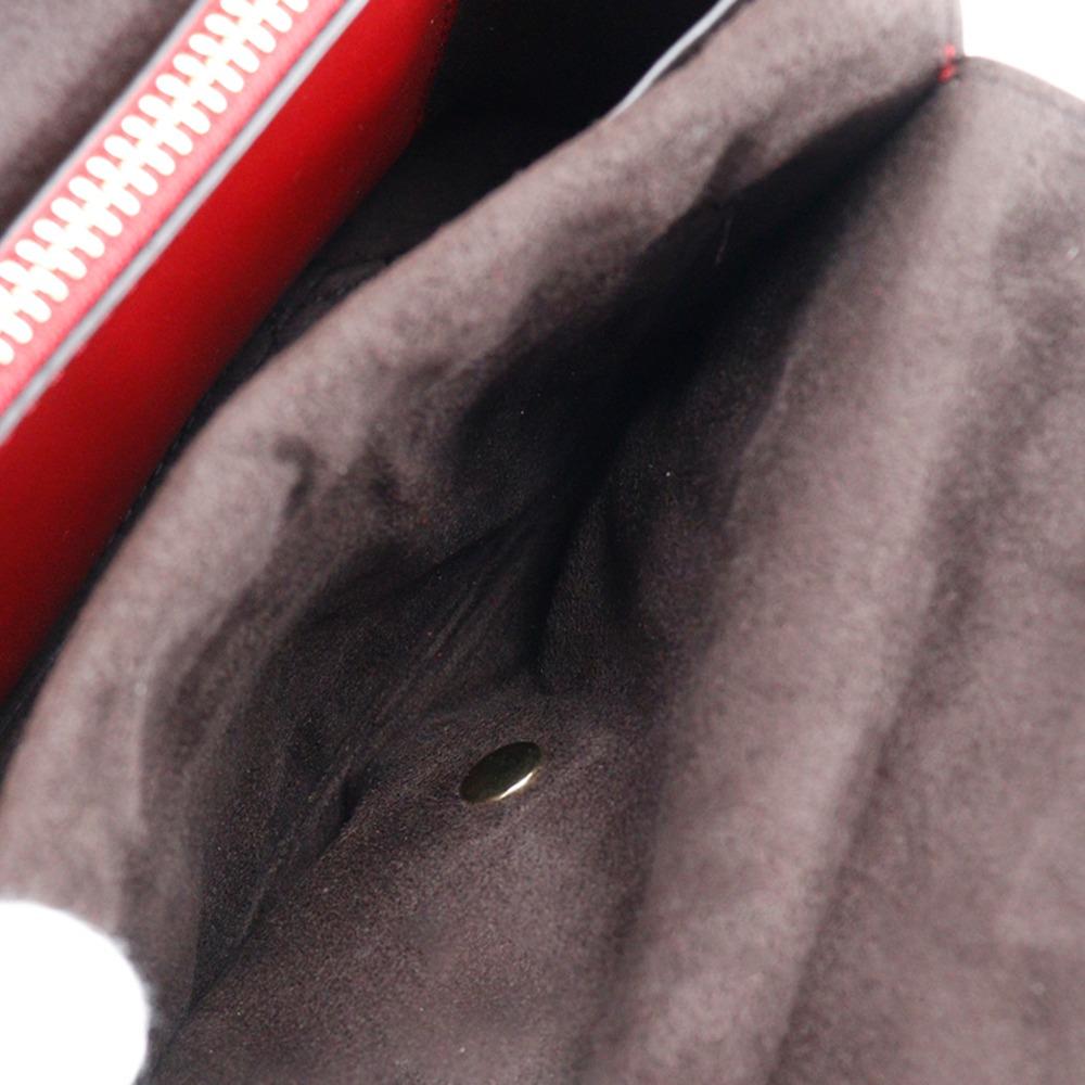 Michael Kors ChainShoulder Shoulder Bag CECE Red Leather Women Used