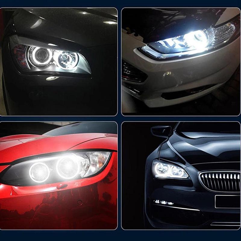 2PCS LED Angel Eye Halo Ring Daytime Running Lights Bulbs For BMW 3 series Pre-LCI E90 E91 325i 328i 330i 335i 335xi 2006-2012