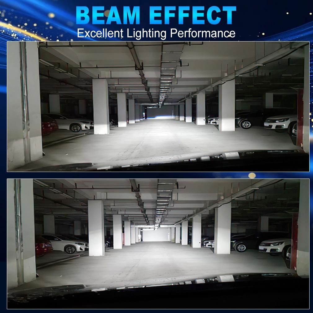 2 Stück 30000LM H7 LED-Scheinwerferlampen Mini Turbo H11 LED H8 H1 9005 HB3 9006 HB4 Auto-Nebelscheinwerfer Scheinwerfer Auto Plug&Play Lampe 6500K Weiß