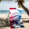 Beach Towel with FC Bayern München logo Pattern - soft,absorbent,machine washable Lightweight&Modern,swimming,Travel Essentials