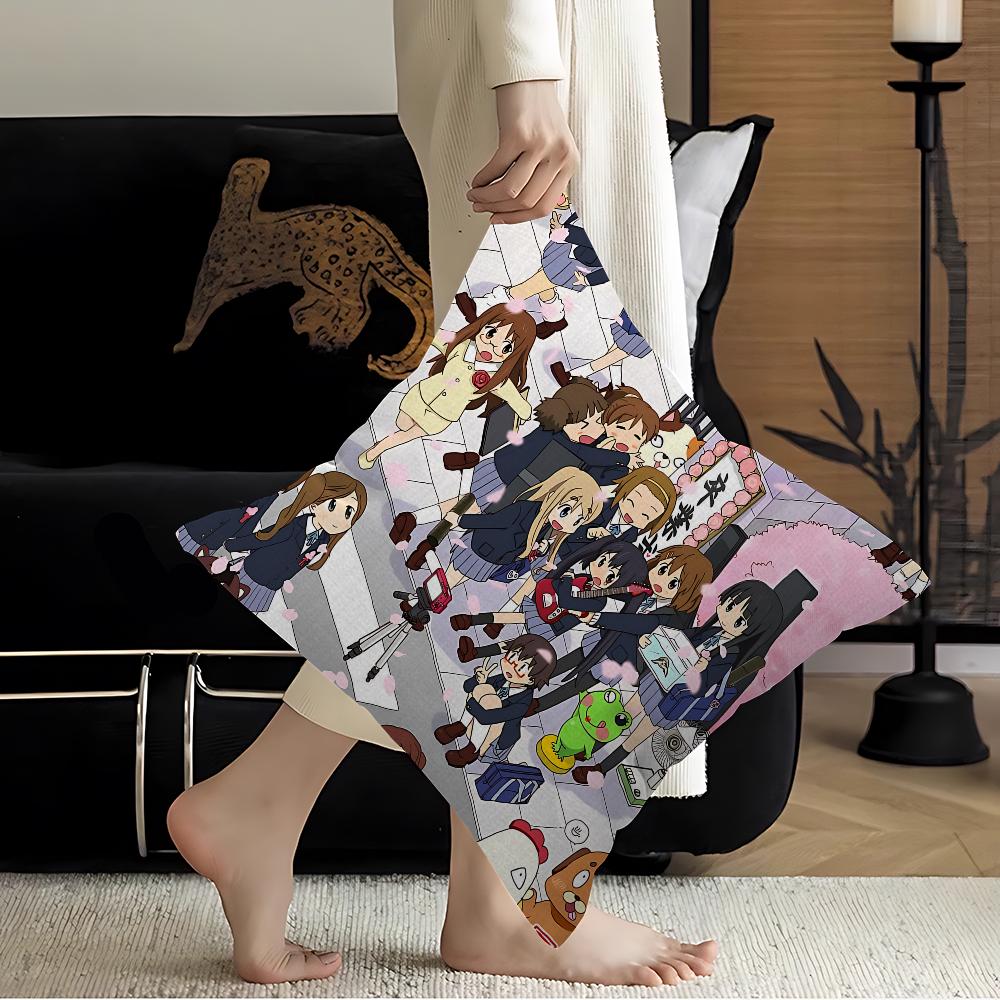K-On Anime Pillow Cover For Bedroom Room And Living Room Sofa Decorative Cushion Cover