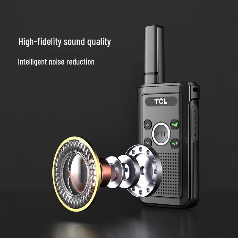 TCL HT16 Mini Long-Range Walkie Talkie (2-Pack) (CN version)