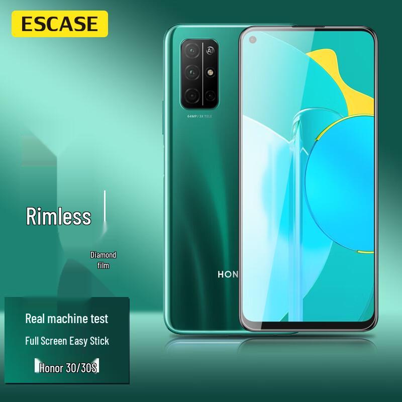 

ESCASE HD Tempered Glass Screen Protector for Honor 30/30S