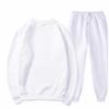 Completo Sportivo Unisex in Pile Monocolore - Felpa con Cappuccio Girocollo & Pullover Largo